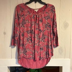 Lucky Brand 3/4 length shirt